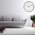 thumbnail image 2 of reloj de pared redondo silencioso no hace tic de leer negro 14 pulgadas Sunnimix Reloj de pared que no hace tictac, 2 of 8