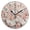 Black, variant on YAZAOO Decorative Wall Clock Size：25cm Elegant Swans in Blossom Paradise Design Pattern Clock
