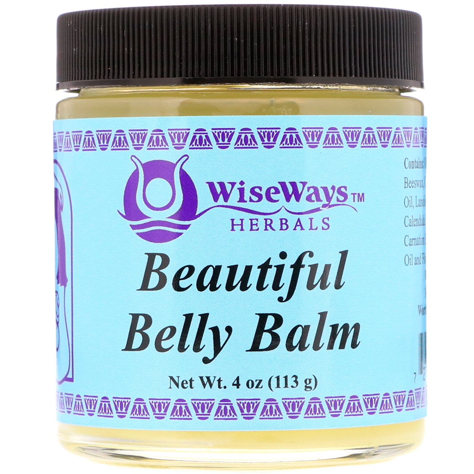 WiseWays Herbals LLC Beautiful Belly Balm 4 oz 113 g