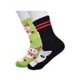 thumbnail image 2 of Women's Comfy Cotton Crew Socks - Cute Cartoon Designs, All-Season Comfort, Perfect Gift Idea 2 of 10