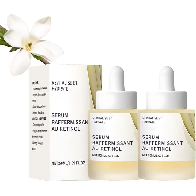 Ampolla potencira de retinol 0.2, suero antiedad para líneas finas, arrugas y piel sensible, reafirmante, minimizr de poros, fórmula hidratante y calmante.