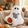 thumbnail image 3 of Halloween Ghost Pillow Soft Cuddly Throw Pillow Decorative Cushion for Home Sofa Bed, 3 of 6