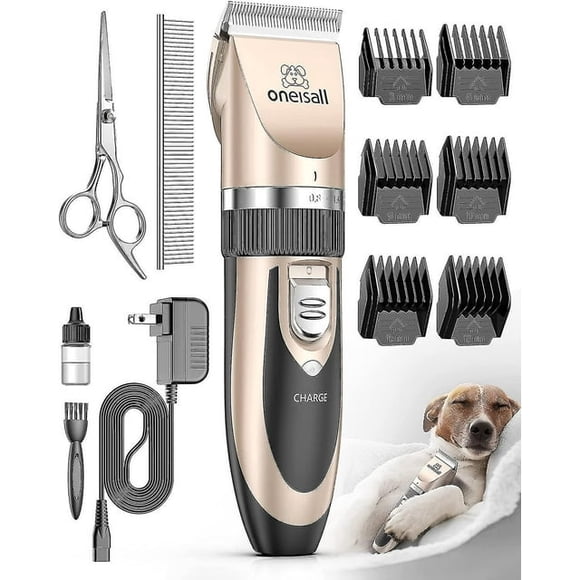 Cortapelos eléctrico inalámbrico Oneisall para perros, gatos y mascotas.