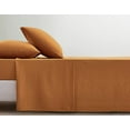 thumbnail image 5 of Chezmoi Collection Extra Soft Bed Sheets Set, Double Brushed Microfiber 14-Inches Deep Pockets, 4-Piece Sheet Set, Full, Spice Orange, 5 of 8