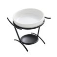 thumbnail image 4 of Lipstore Ceramic Essential Oil Burner Desk Candlestick Decor Table Centerpiece Warmer Black, 4 of 8