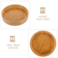 thumbnail image 4 of PENIKOKO Khaki Tea Table Tray with Elegant Simple Design, Perfect for Serving, Kitchen, Dining, and Home Use, 4 of 8