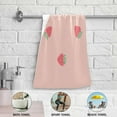 thumbnail image 6 of Dreamtimes Strawberry Soft Hand Towels 2-Piece Absorbent Bath Towel Decorative Fingertip Towels for Bathroom Gym Spa Hotel Beach Swimming Pool,14.4" x 28.3", 6 of 7