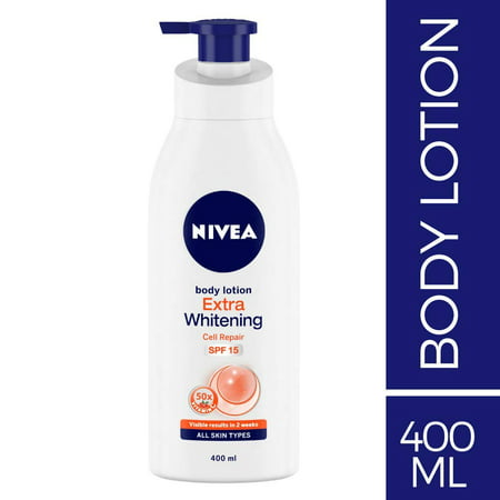 NIVEA Body Lotion, Extra Whitening Cell Repair (SPF 15), (Best Whitening Lotion In The Philippines)