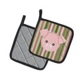 thumbnail image 2 of Carolines Treasures BB6930PTHD Cochon Face Paire de Porte-Pots, 2 of 3