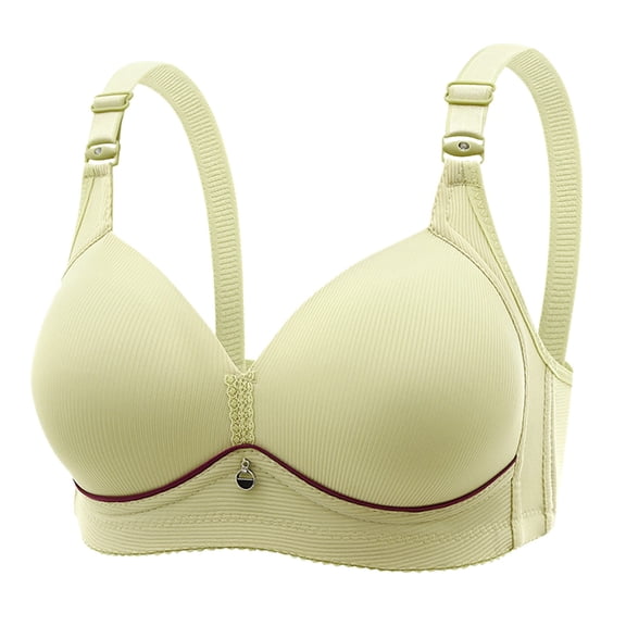 Women's Comfortable Wireless Bra for Large Size Soft Support Thin Breathable Everyday Wear