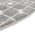 thumbnail image 4 of Rugs.com Moroccan Trellis Collection Rug – 10 Ft Round Gray Medium Rug Perfect For Kitchens, Dining Rooms, 4 of 9
