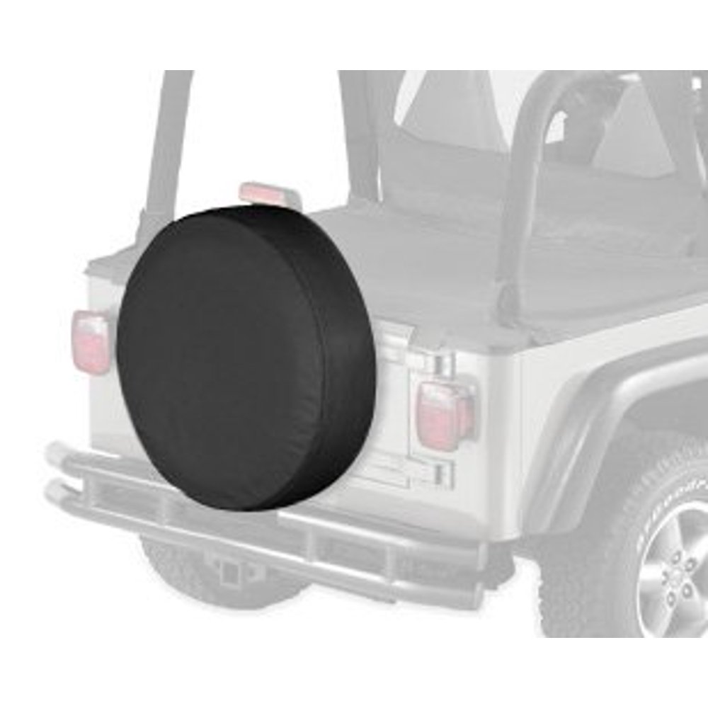 Bestop 6103115 31" x 11" Black Denim Tire Cover