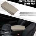 thumbnail image 2 of Unique Bargains 1PC Car Center Console Seat Armrest Cover Trim for Hyundai Tucson 2022 2023 Faux Leather Beige, 2 of 7
