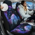 thumbnail image 2 of Uorisanigo Front Car Seat Protective Covers - Non-Slip Galaxy Horse Print Auto Seat Cover Universally Used for Cars, SUV Trucks - Washable Car Driver Seats Covers Accessories, 2 of 7
