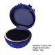 thumbnail image 5 of Joyero Tiendas para el hogar Satén de pana portátil Caja de embalaje elegante Aniversario de bodas Organizador de vacaciones Contenedor Ropa, zapatos y accesorios Miscelánea Anillo azul oscuro, 5 of 6