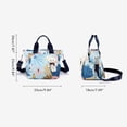 thumbnail image 2 of Bolsa de pañales Tote moda portátil al aire libre multifuncional bebé bolsa mensajero para mamá papá, 2 of 5