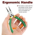 thumbnail image 5 of 2pcs Snap Ring Plier Set 5" Internal & External Circlip Pliers with 0.06" Straight Jaw Tip for Ring Remove Retaining Pliers, Green, 5 of 7