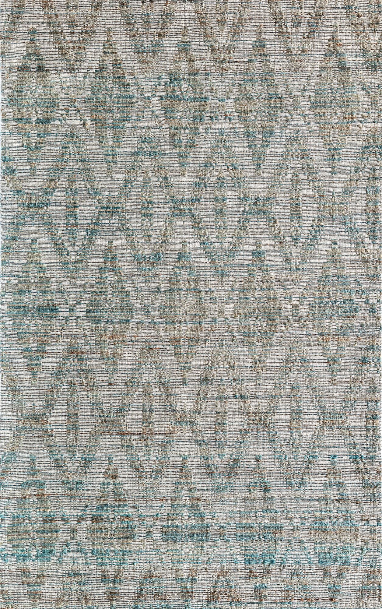 Rugs America GN15A Top Ikat Diamond Modern Brown Area Rug, 5’0”x7’0”