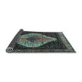 thumbnail image 2 of Ahgly Company Indoor Square Persian Light Blue Traditional Area Rugs, 5' Square, 2 of 4
