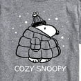 thumbnail image 3 of Peanuts - Cozy Snoopy - Men's Short Sleeve Graphic T-Shirt, 3 of 6