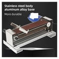 thumbnail image 3 of Mini Belt Sander Grinder Waterproof Sanding Machine 50*533mm Band Sander for Knives Cutter Edges Sharpener Sander Electrical ,Wide Use, 3 of 7