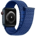 thumbnail image 4 of Nylon Braided Solo Loop Band for Apple Watch Bands 45mm 41mm 44mm 40mm 42mm 38mm Adjustable Nylon Stretchable Sport Strap Elastic Replacement Wristband for iWatch Series 8 7 6 SE 5 4 3 2 1, 4 of 9