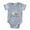 Heather Gray, variant on CafePress - Stork Baby Rom2 - Cute Infant Baby Football Bodysuit