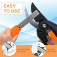 thumbnail image 3 of 2 Double-Sided Diamond Knife Sharpener/1 Retractable Diamond Sharpening Rod,Blade Sharpener Stone Pocket Knife Sharpener, 3 of 5
