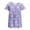 Blue Flower Print, variant on Pinspark Hospital Gowns Open Back for Women Bedridden Nightgowns Back Opening Short Sleeve Post Surgery Tear Away Adaptive Dresses