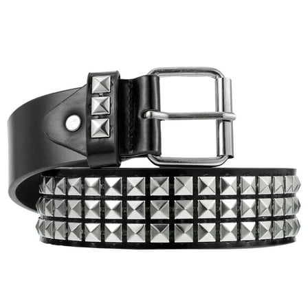 unbranded  Decorative Waistband Fashionable Rivet Belt Belts for Men Man Women's Black