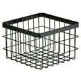 thumbnail image 1 of GET WB-664-MG 6" Square Wire Basket - Iron, Metal Gray, 1 of 1
