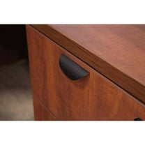 Regency Legacy 71" Double Pedestal U-Desk with 47" Bridge- Mahogany