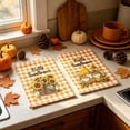 thumbnail image 5 of Aonerit 2 Pack Thanksgiving Kitchen Towels, Absorbent Cotton Dish Washing Towel, Fall Harvest Decorative Hand Towel, For Home Cleaning, 5 of 6