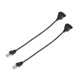 thumbnail image 1 of 2X RJ45 Hembra A Macho Adaptador de Cable de Extension de Red Montaje en Panel de 27 cm, 1 of 5