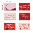 thumbnail image 3 of Dvkptbk Valentines Day 6 PCS Set Valentine's Day Greeting Card Romantic Gratitude Friendship Card Baking Flower Small Greeting Card 6X4 Inch Valentine's Day Greeting Card Valentines Day Decorations, 3 of 6