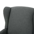 thumbnail image 5 of GDF Studio Weyland Contemporary Wingback Fabric Recliner, Charcoal, 5 of 6
