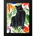 thumbnail image 2 of Warren, Annie 12x14 Black Modern Framed Museum Art Print Titled - Panthers Paradise I, 2 of 5