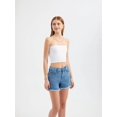 thumbnail image 3 of Strapless Basic Crop Top, 3 of 4