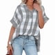 thumbnail image 1 of Women Stripe Pattern Casual Loose Shirts, 1 of 1