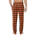 thumbnail image 4 of Men's Buffalo Plaid Jogger Pajama Pants with Pockets, Big and Tall Comfortable Plaid Pj Pants Joggers, 4 of 5