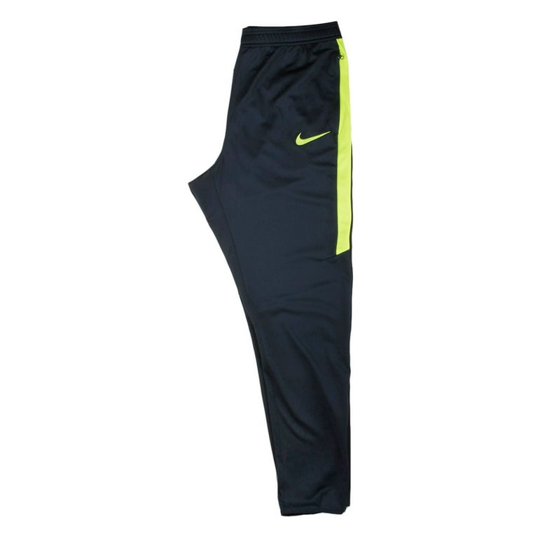 Nike Mens Brazil Soccer Team Training Pants Dri Fit Navy Lime