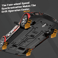 thumbnail image 4 of Remote Control Car 1:16 RC Drift Car with Lights & Dual Mode Tires, High-speed Racing Vehicle for Kids Adults Christmas Birthday Gifts(Red), 4 of 6