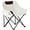 Beige, variant on Portable camping chair with breathable upholstered construction Side pockets Aluminium frame camping chair with carry bag for backpacking and camping