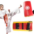 thumbnail image 5 of Foot Kickboxing Punching Pad For Taekwondo Block Target Training - Red Yellow, 5 of 5