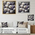thumbnail image 4 of Designart "White Lavender Dreams" Floral Lavender Wall Art Living Room, 4 of 5