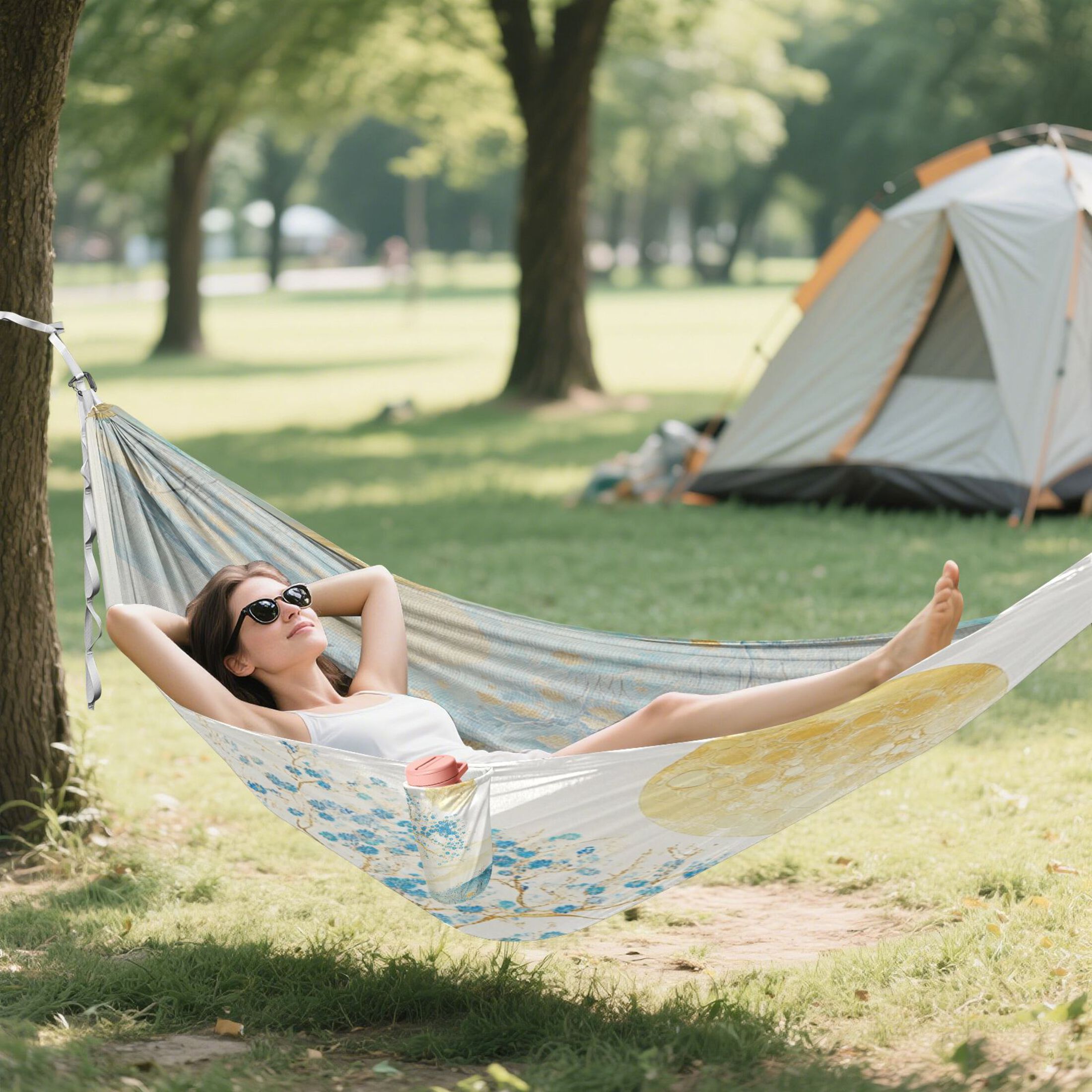 Hammock Camping Hammock Nylon Portable Hammock Travel Camping Hammock Classical Deer