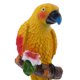 thumbnail image 4 of Simulación Guacamayo Animal Juguete Loro Juguetes Decoración Enseñanza Props Modelo de pared colgante Amarillo Cola Loro de simulación, 4 of 8