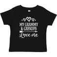 thumbnail image 3 of Inktastic Grammy and Grandpa Love Me Girls Granddaughter Girls Baby T-Shirt, 3 of 5