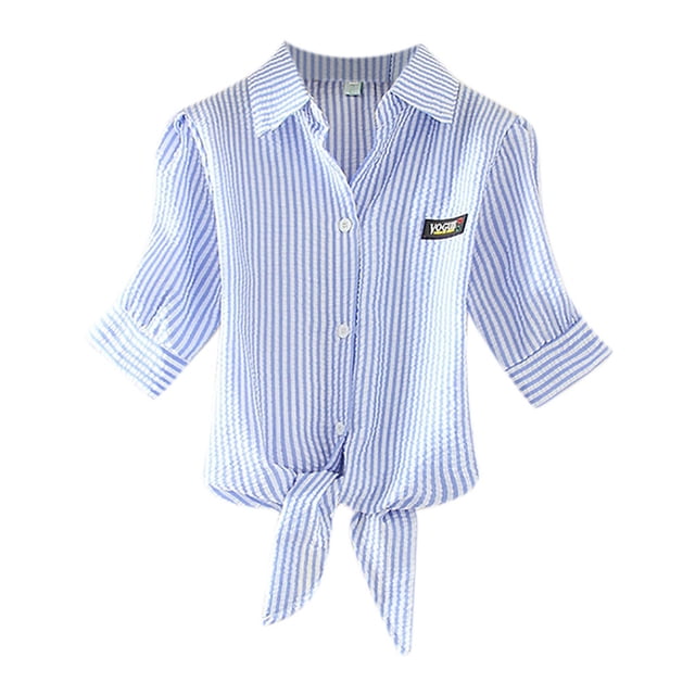 Hauts à Manches Courtes pour Femmes, Mode Décontractée, Col Rabattu, Chemise à Manches Courtes, Boutons, Hauts Décontractés pour Femmes