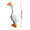 thumbnail image 6 of Giddy The Porch White Goose Statue, 6.5 inch Resin Figurine Indoor Outdoor Garden Patio Decor Weather-Resistant Decorative Farmhouse Accent, 6 of 6